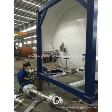 20-350m3 Capacidad Lox / Lco2 Tanque de almacenamiento líquido criogénico